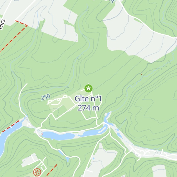 Map of Gîte n°1