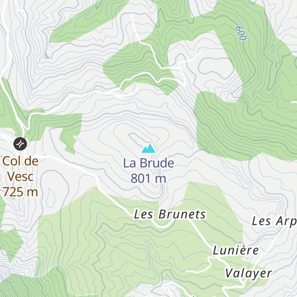 Map of La Brude