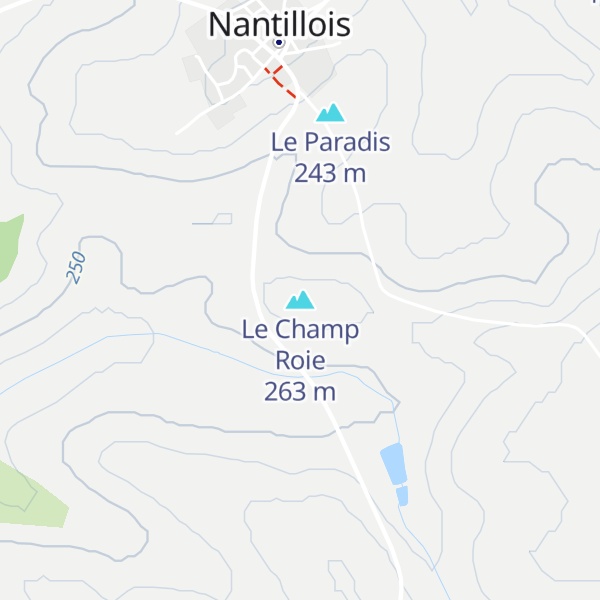 Map of Le Champ Roie