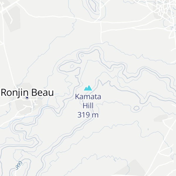 Map of Kamata Hill