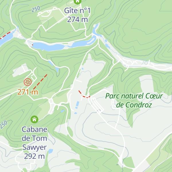 Map of Cabane perchée "Kazanou"
