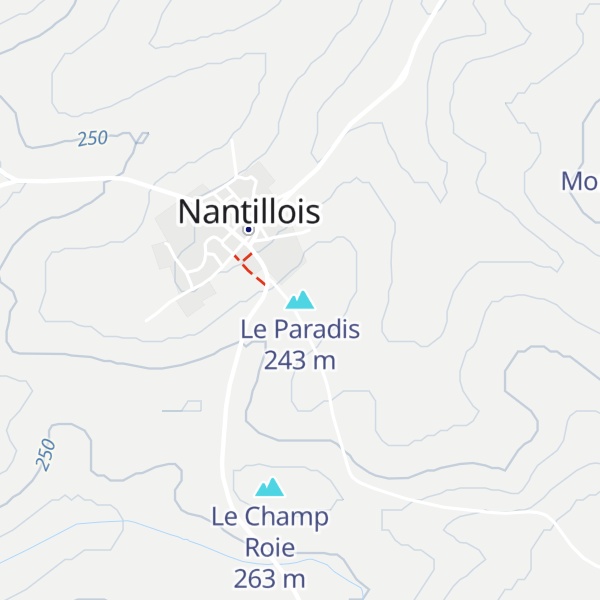 Map of Le Paradis