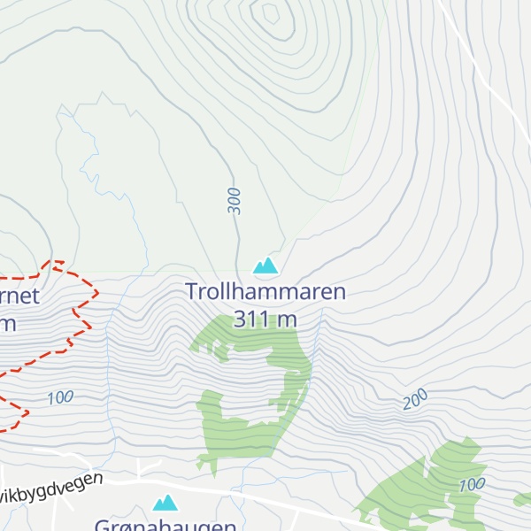 Map of Trollhammaren