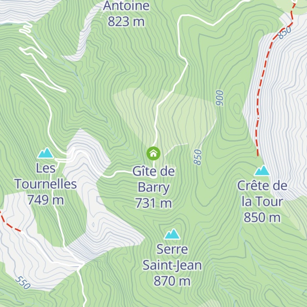 Map of Gîte de Barry