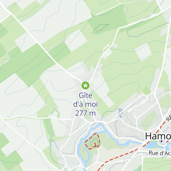 Map of Gîte d'à moi