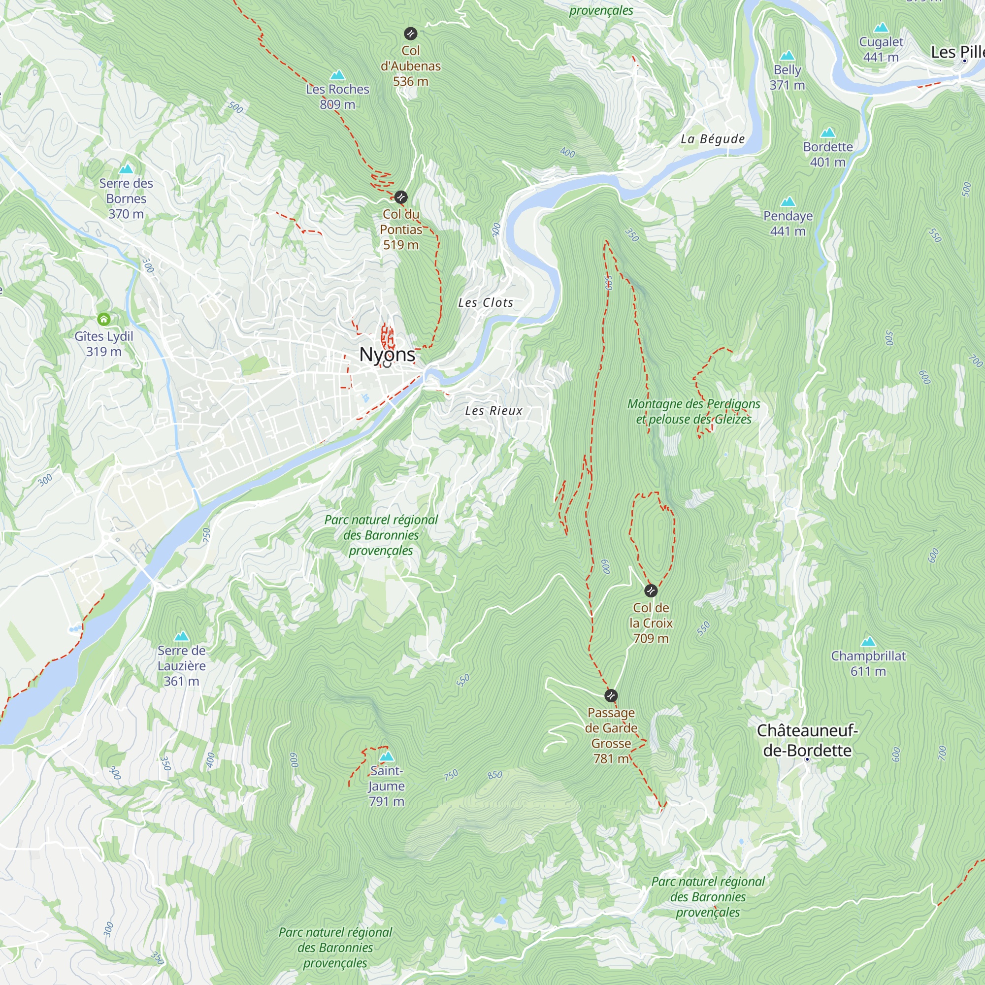 Gîte Les Ecureuils map