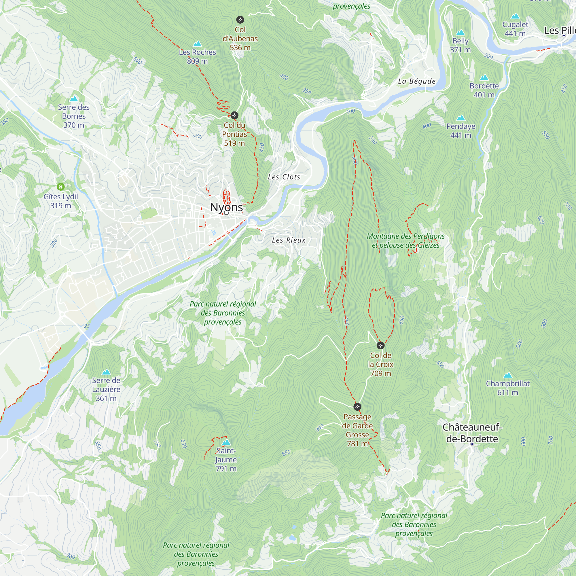 Gîte Les Ecureuils map
