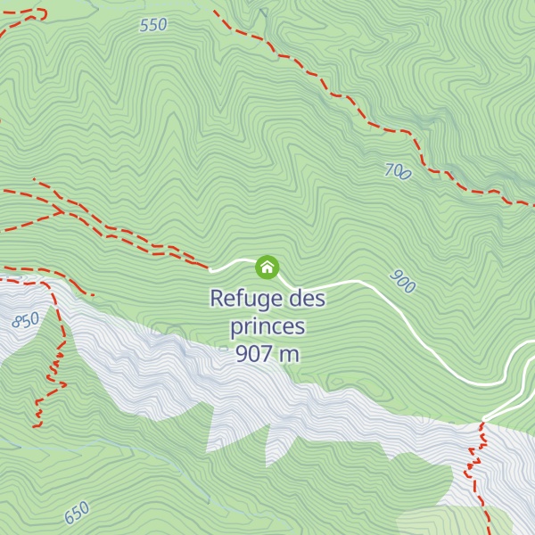 Map of Refuge des princes