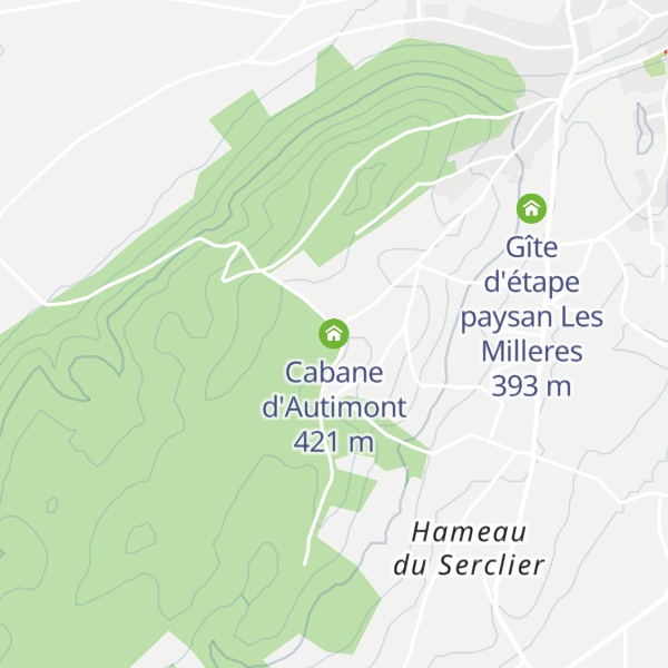 Map of Cabane d'Autimont
