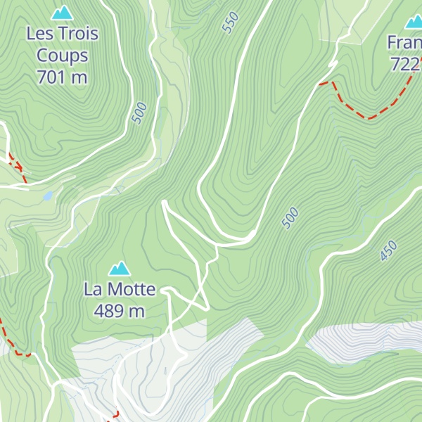 Map of La baraque des Cantonniers