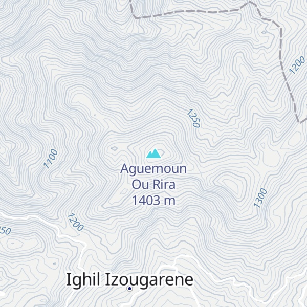 Map of Aguemoun Ou Rira