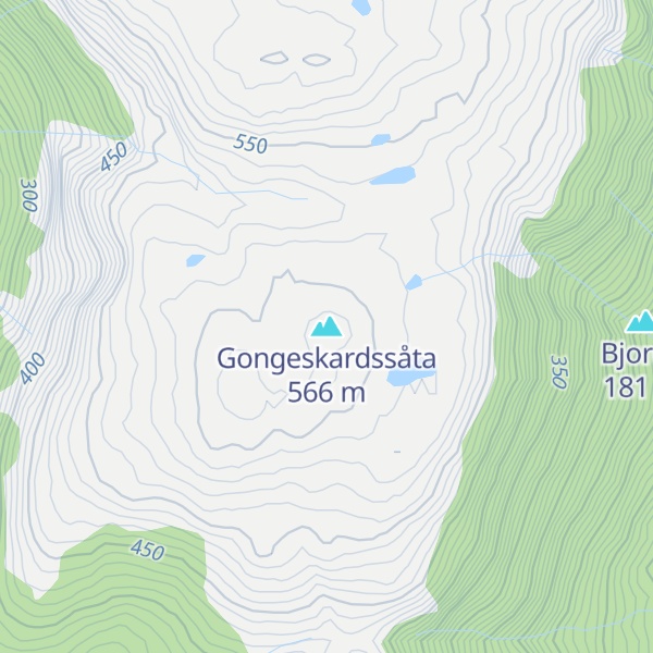 Map of Gongeskardssåta