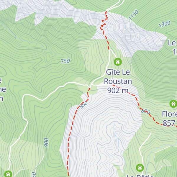 Map of Gîte Fondoresse