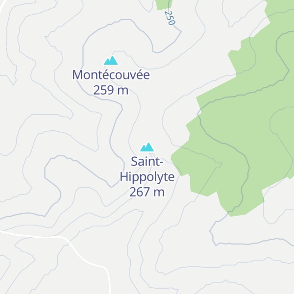 Map of Saint-Hippolyte