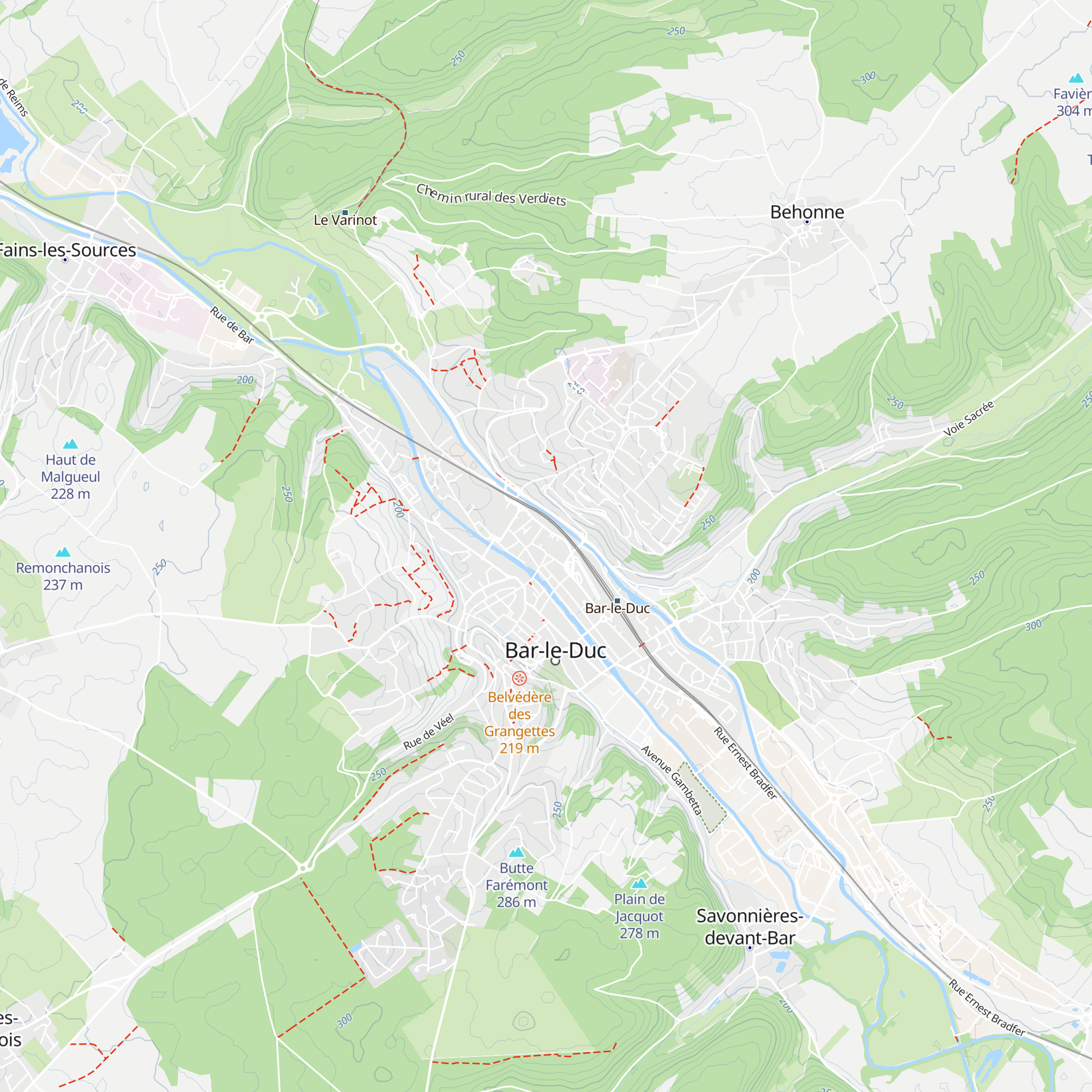 Office du Tourisme - Meuse Grand Sud map
