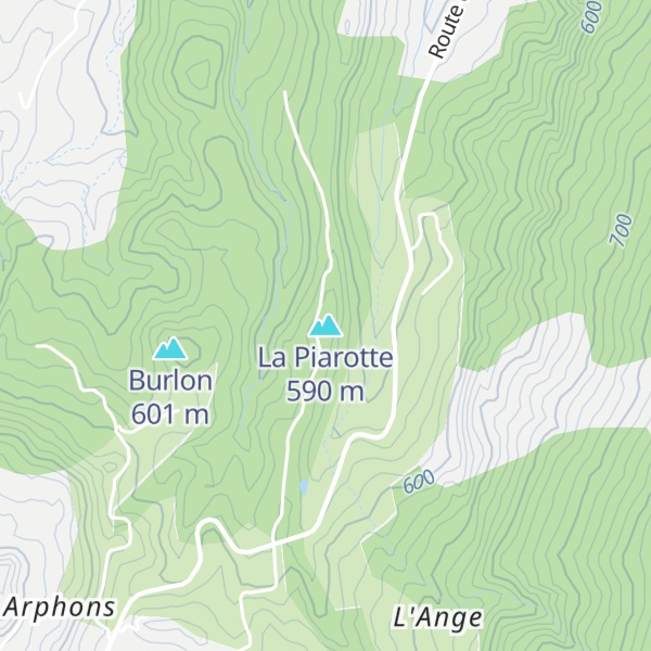 Map of La Piarotte