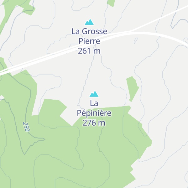 Map of La Pépinière
