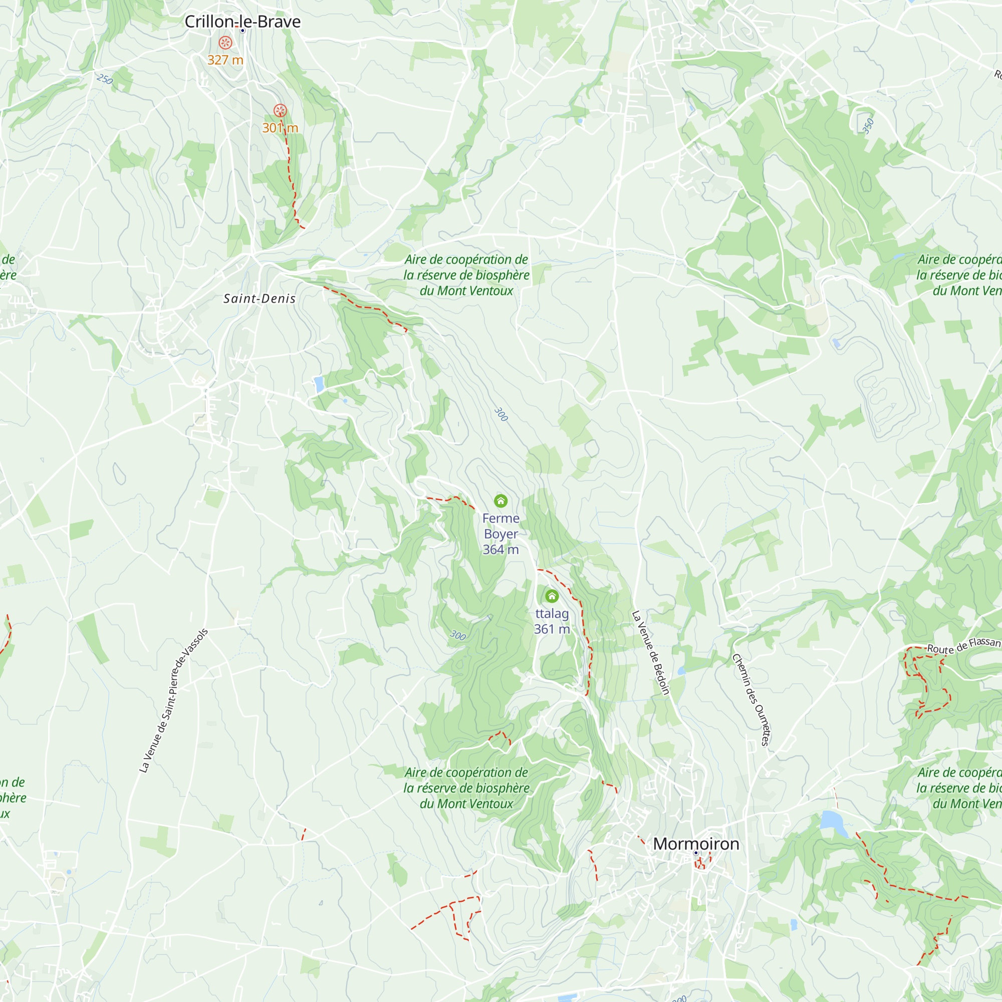 Ferme Boyer map