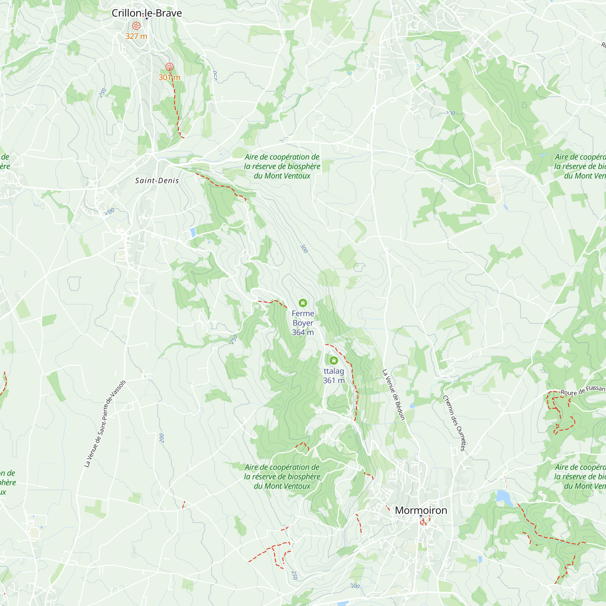 Ferme Boyer map
