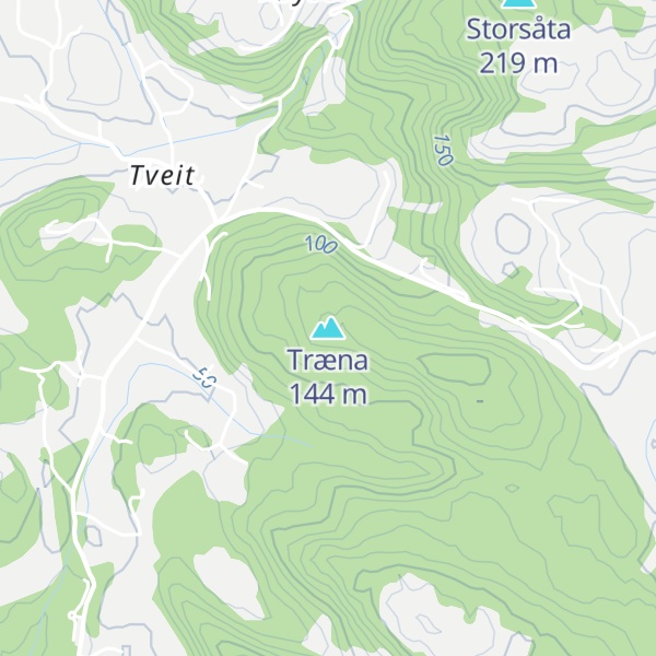 Map of Træna