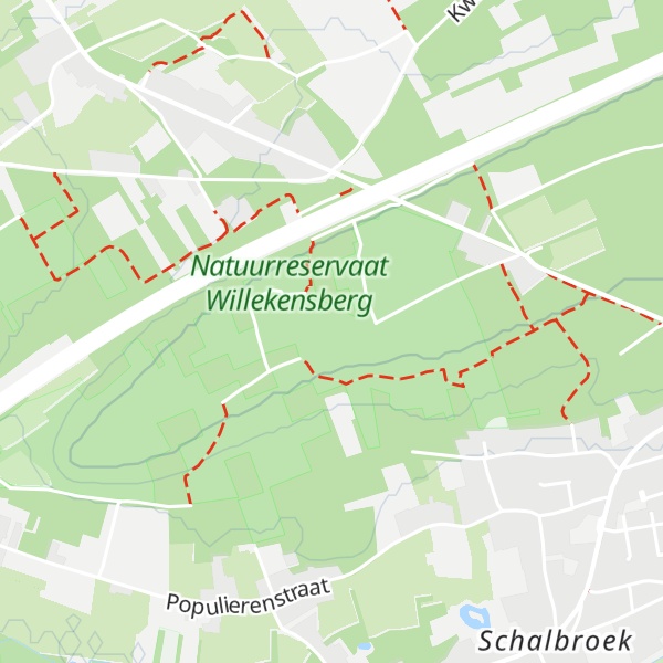 Map of Willekensberg