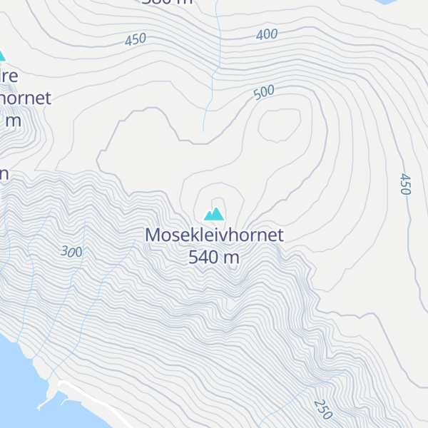 Map of Mosekleivhornet
