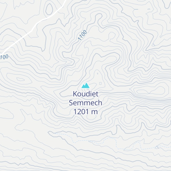 Map of Koudiet Semmech