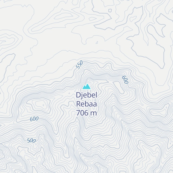 Map of Djebel Rebaa