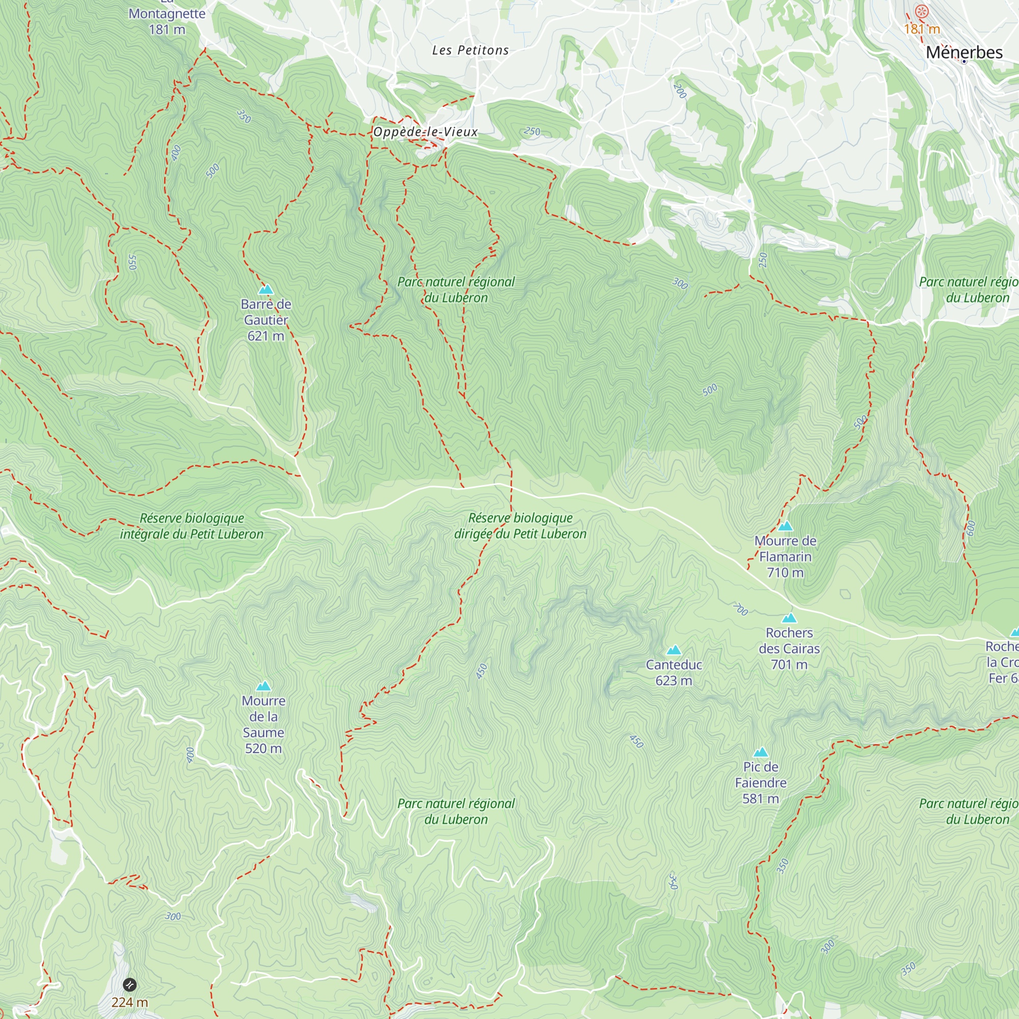 Bastidon du Pradon map