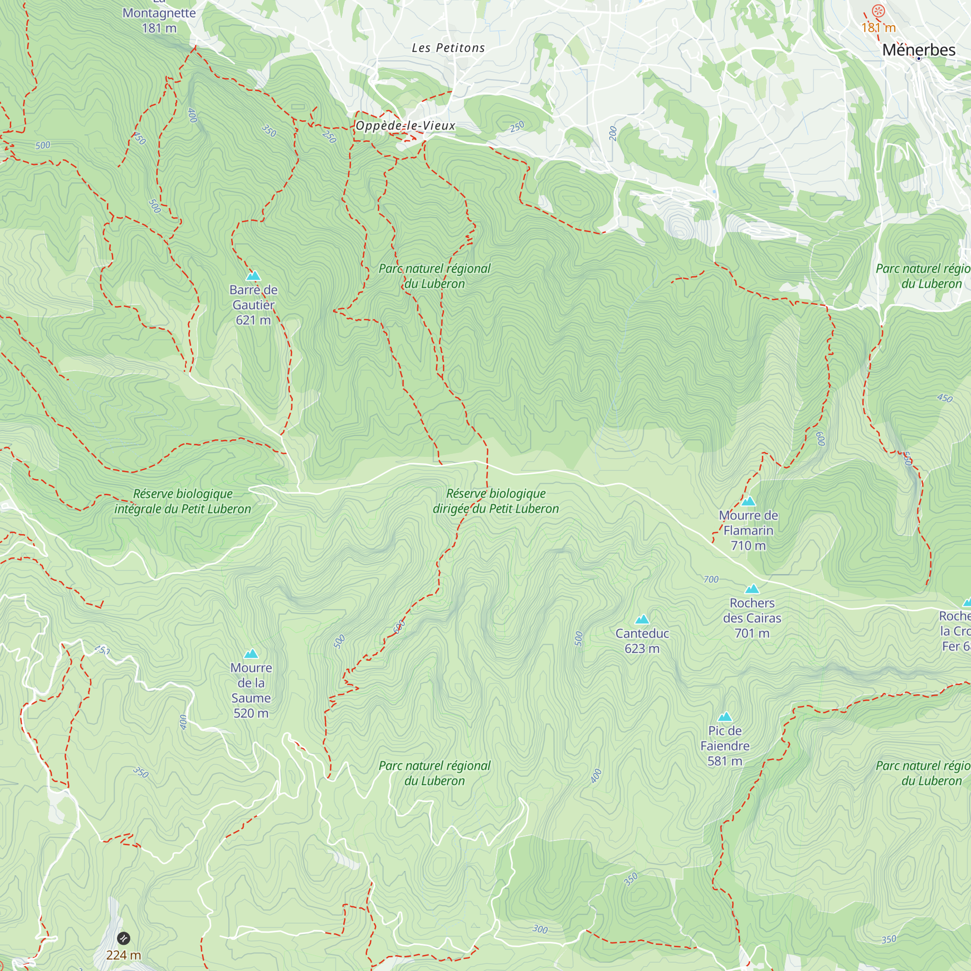 Bastidon du Pradon map