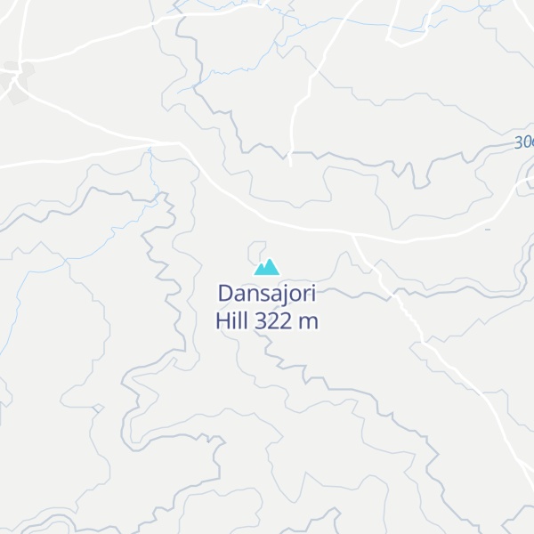 Map of Dansajori Hill