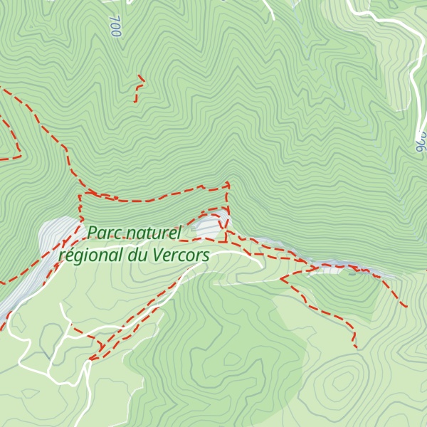Map of La Ferrure