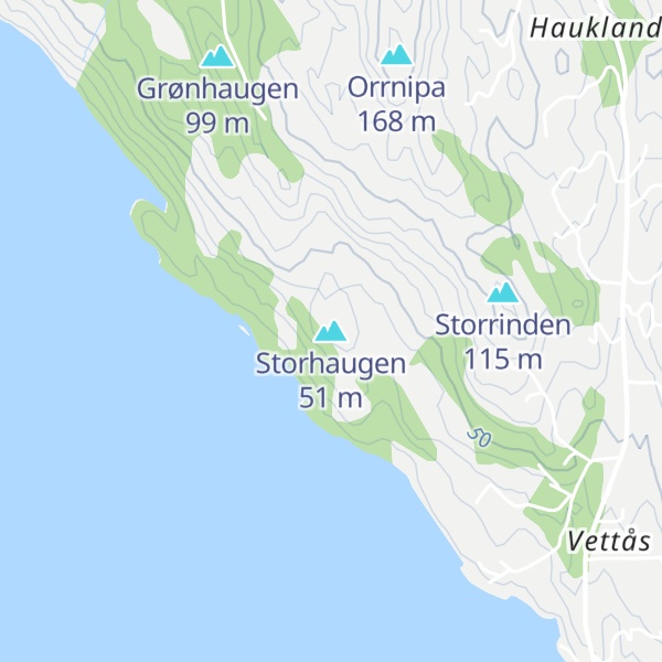 Map of Storhaugen