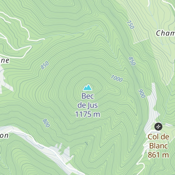 Map of Bec de Jus