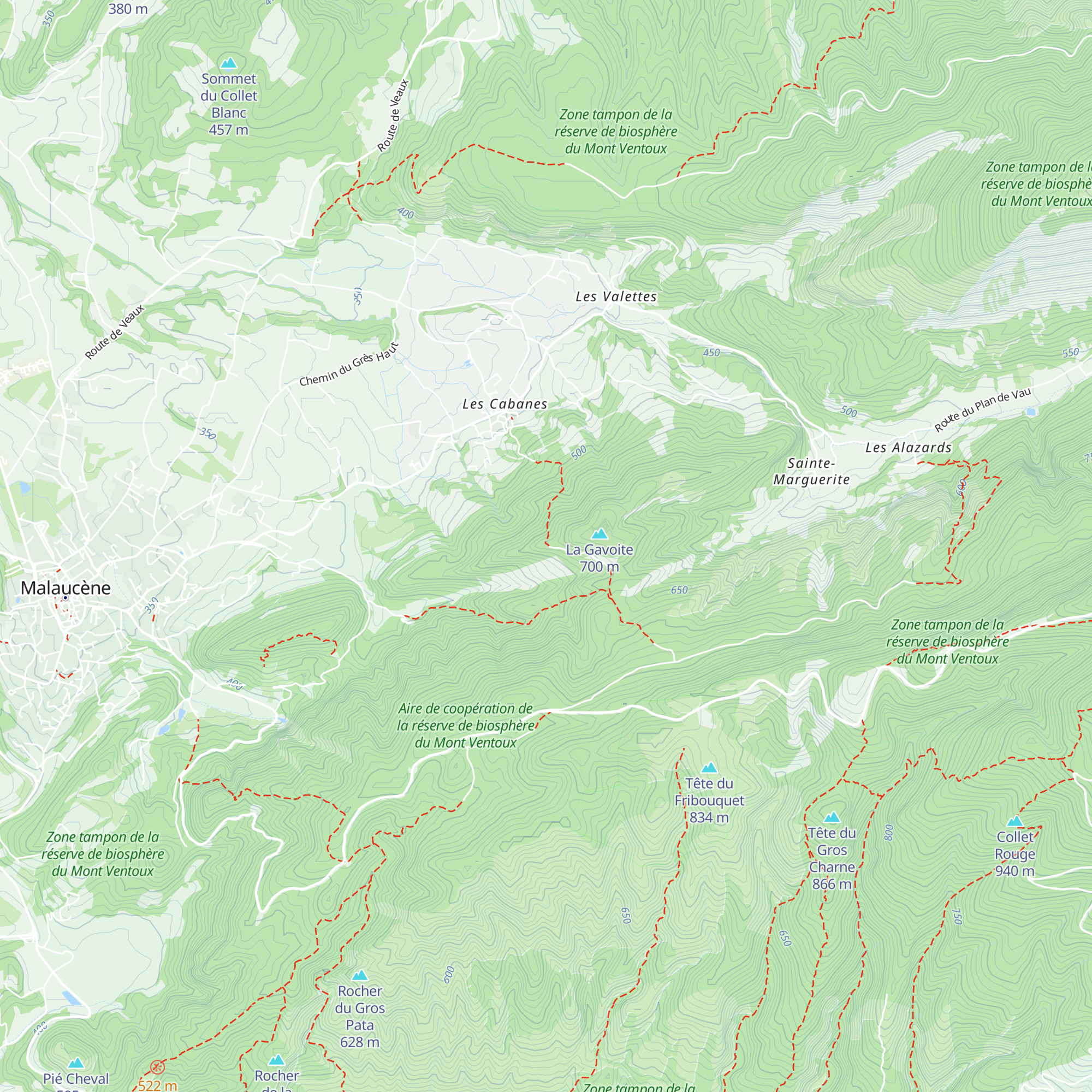 La Gavoite map