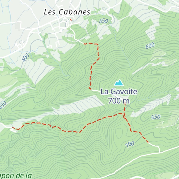 Map of La Gavoite