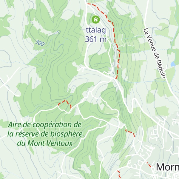 Map of Rouget