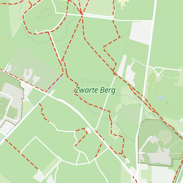 Map of Zwarte Berg