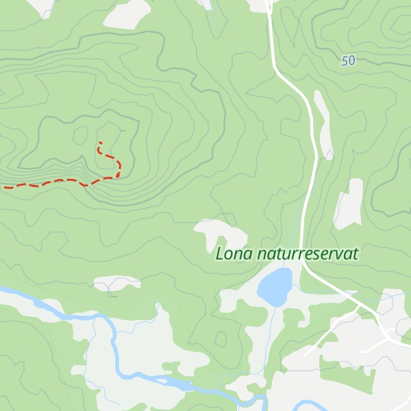 Map of Tjørnahamrane