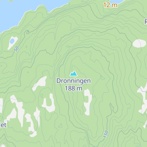 Map of Dronningen