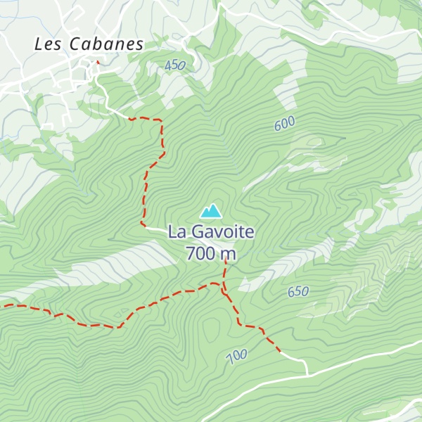 Map of La Gavoite
