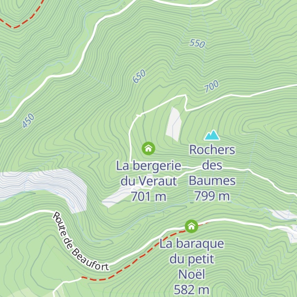 Map of La bergerie du Veraut