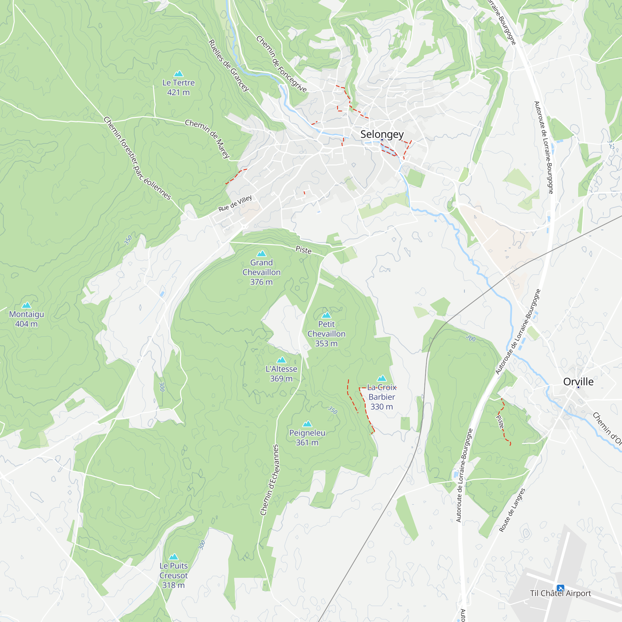 Cabane de chasse map