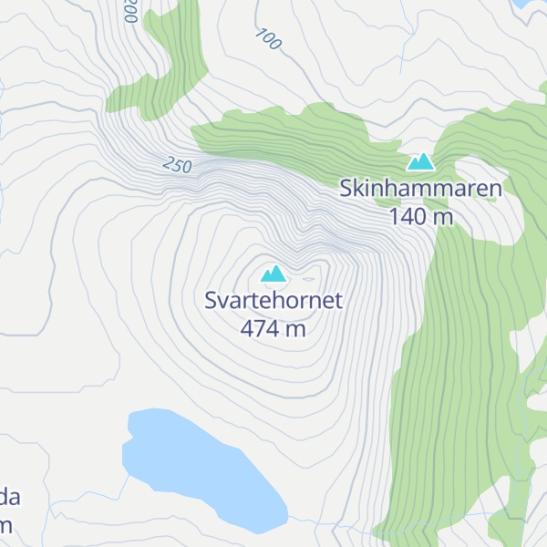 Map of Svartehornet