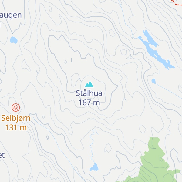 Map of Midtfjellet