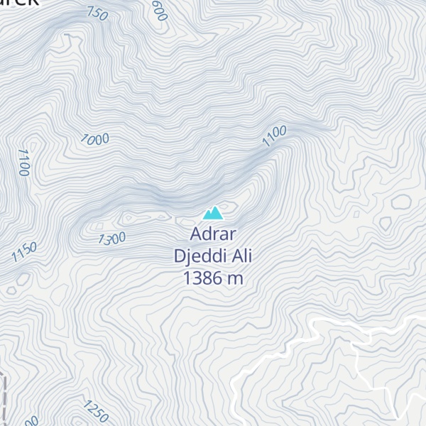 Map of Adrar Djeddi Ali