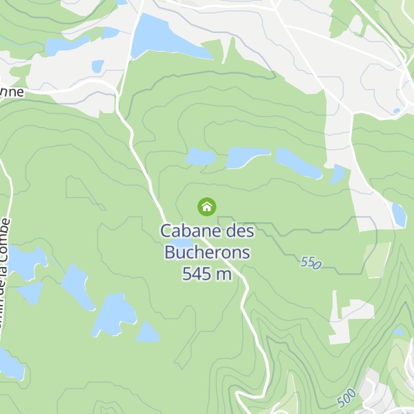Map of Cabane des Bucherons