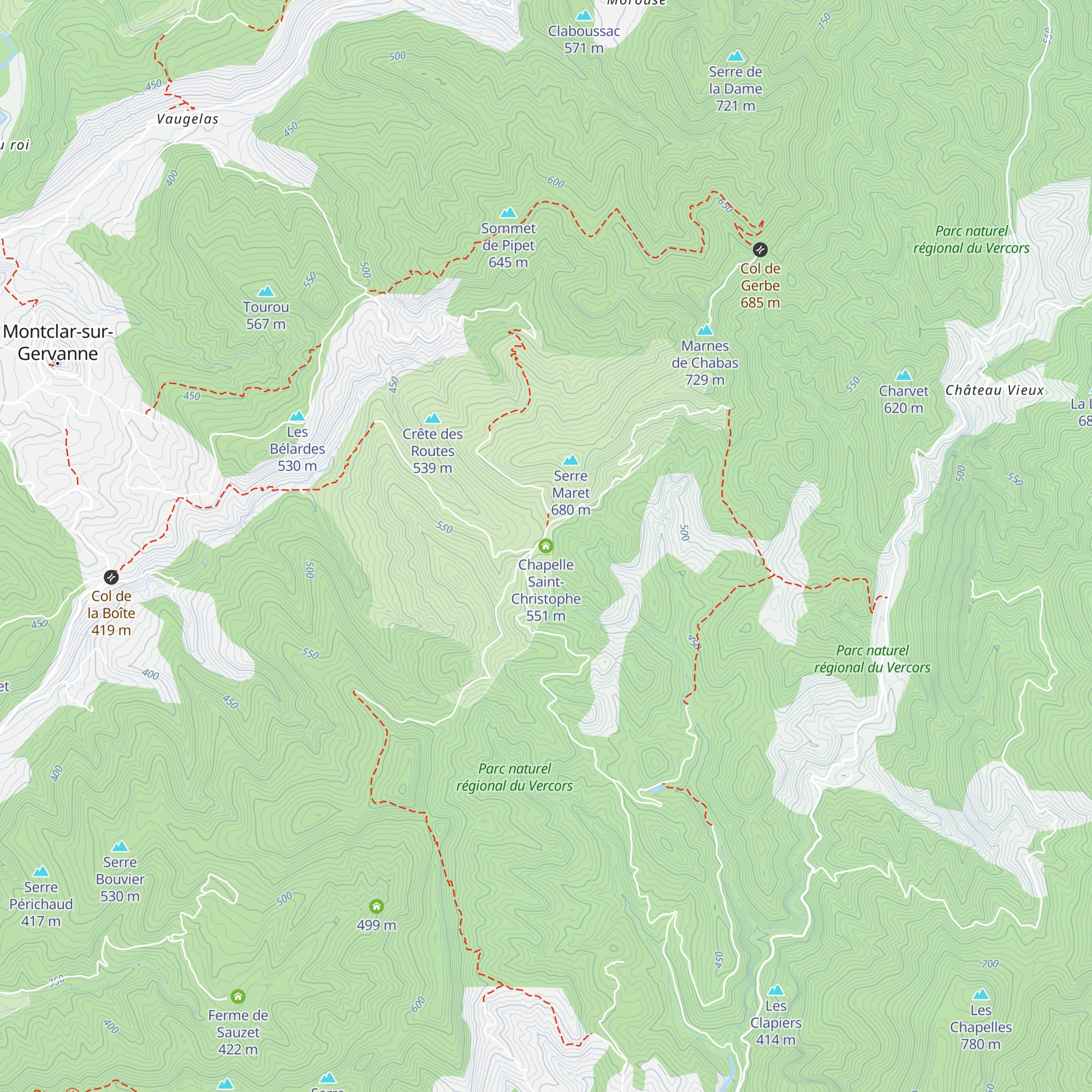 Chapelle Saint-Christophe map