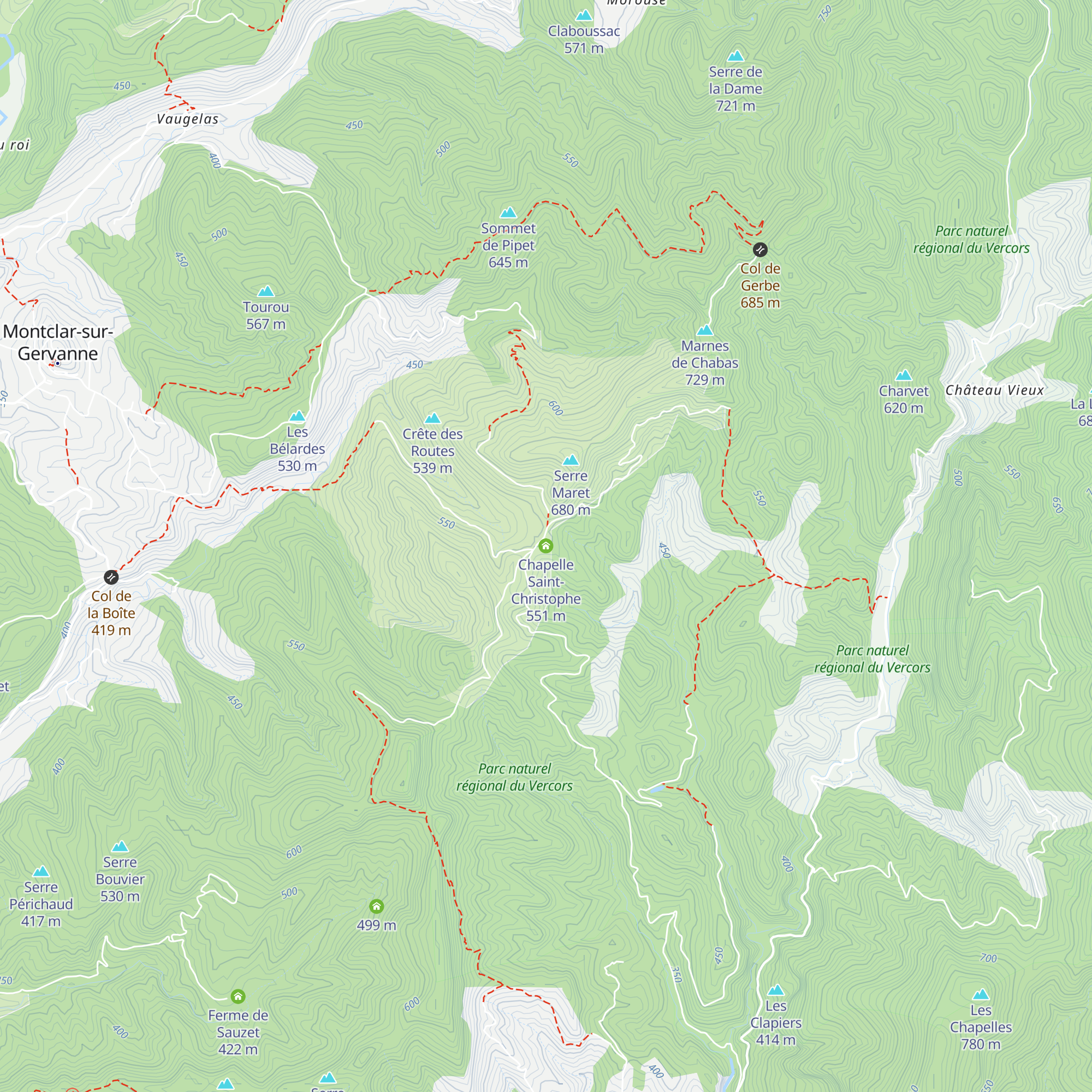 Chapelle Saint-Christophe map