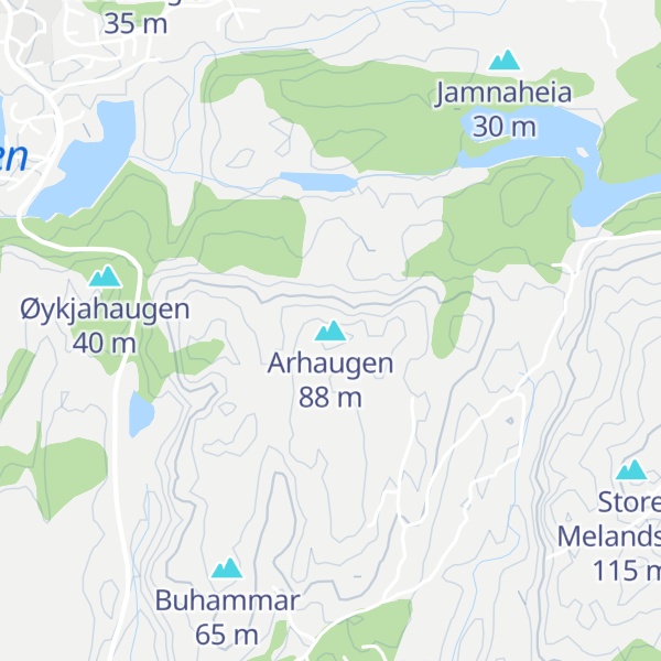Map of Arhaugen
